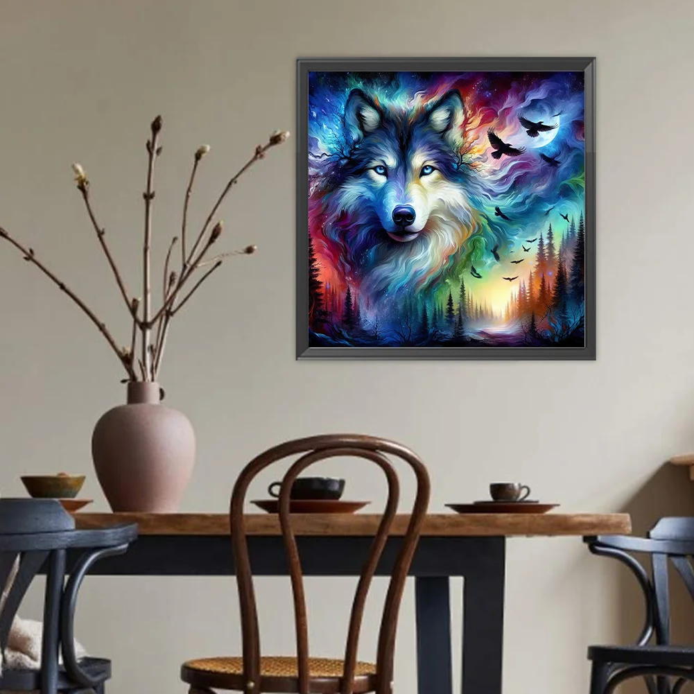 Diamond Painting - Full Round Drill - Wolf(Canvas|40*40cm)