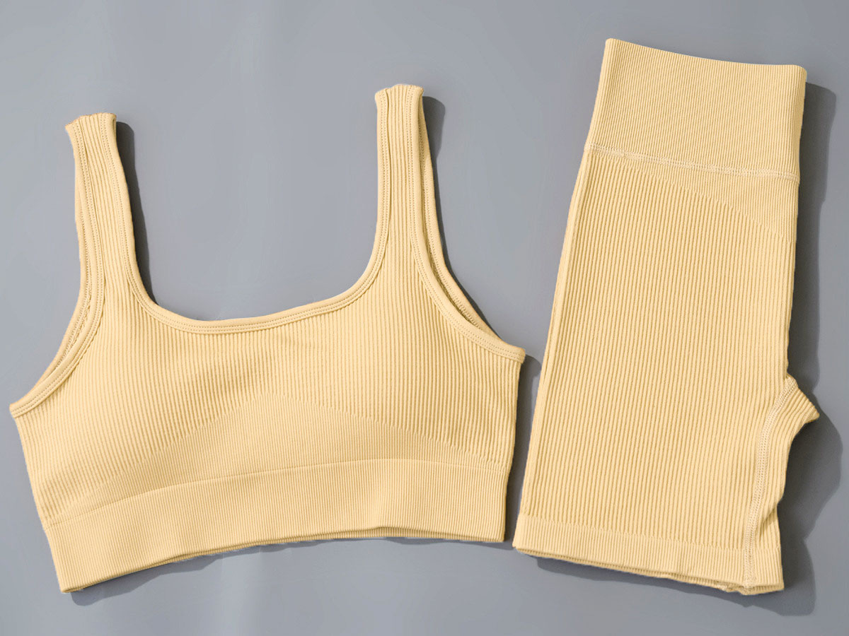 Workout sports bra and leggings set