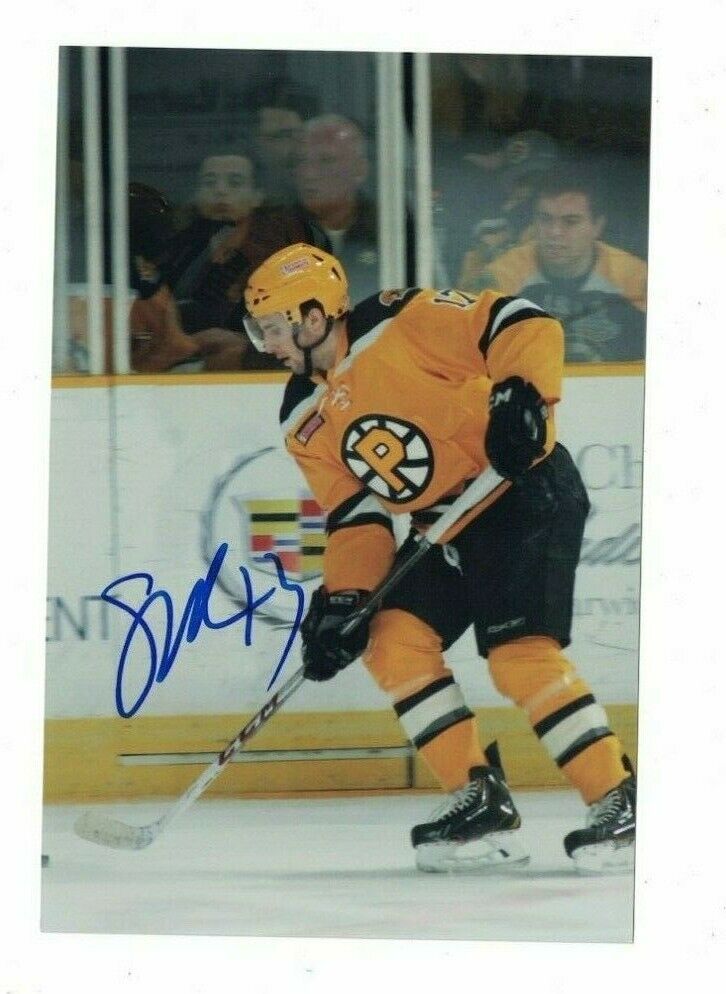 Seth Griffith Providence Bruins Signed 4x6 Hockey Photo Poster painting W/Our COA