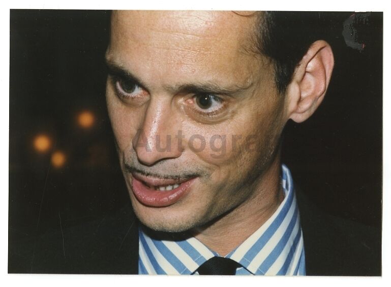 John Waters - Legendary Director Original Vintage Candid Photo Poster painting by Peter Warrack