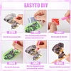6Pcs Diamond Painting Dog Magnets Refrigerator for Adults Kids