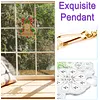 Christmas Diamond Painting Ornament Bell Wreath Hanging Decor 9.45x9.45in