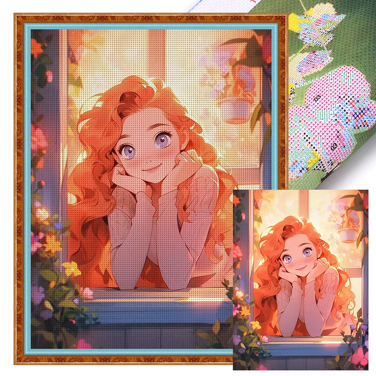 Disney Princess - Printed Cross Stitch 11CT 50*65CM