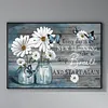 Vase Full 14CT 2 Strands DIY Counted Embroidery Needlepoint Starter Kits 19.69x12.99 Inch Cross Stitch Art and Crafts Kits Cross Stitch Patterns Arts Craft Kits for Beginners Adults Home Decor