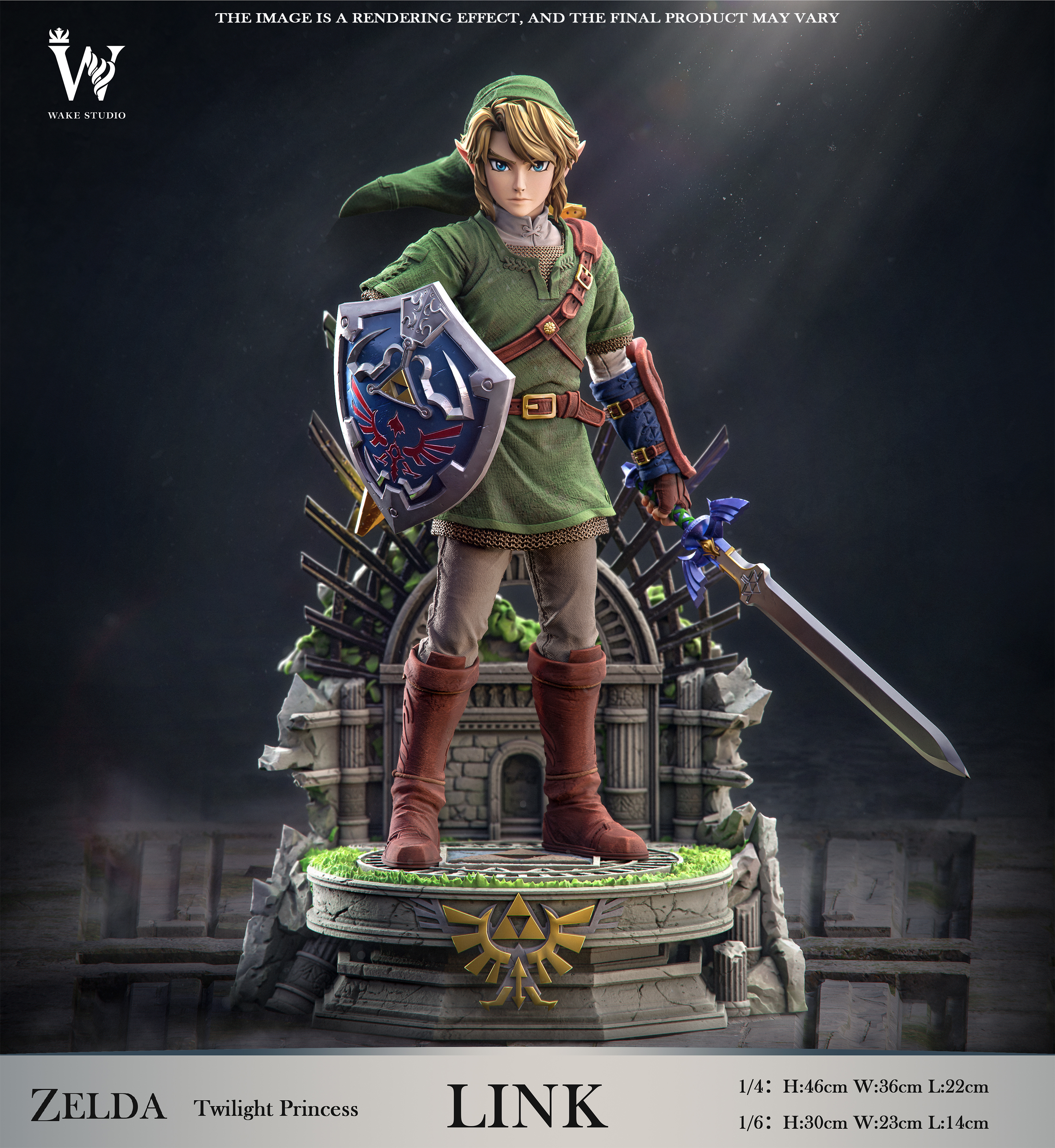 Wake Studio - The Legend of Zelda Link 1/4 & 1/6 Statue(GK) -