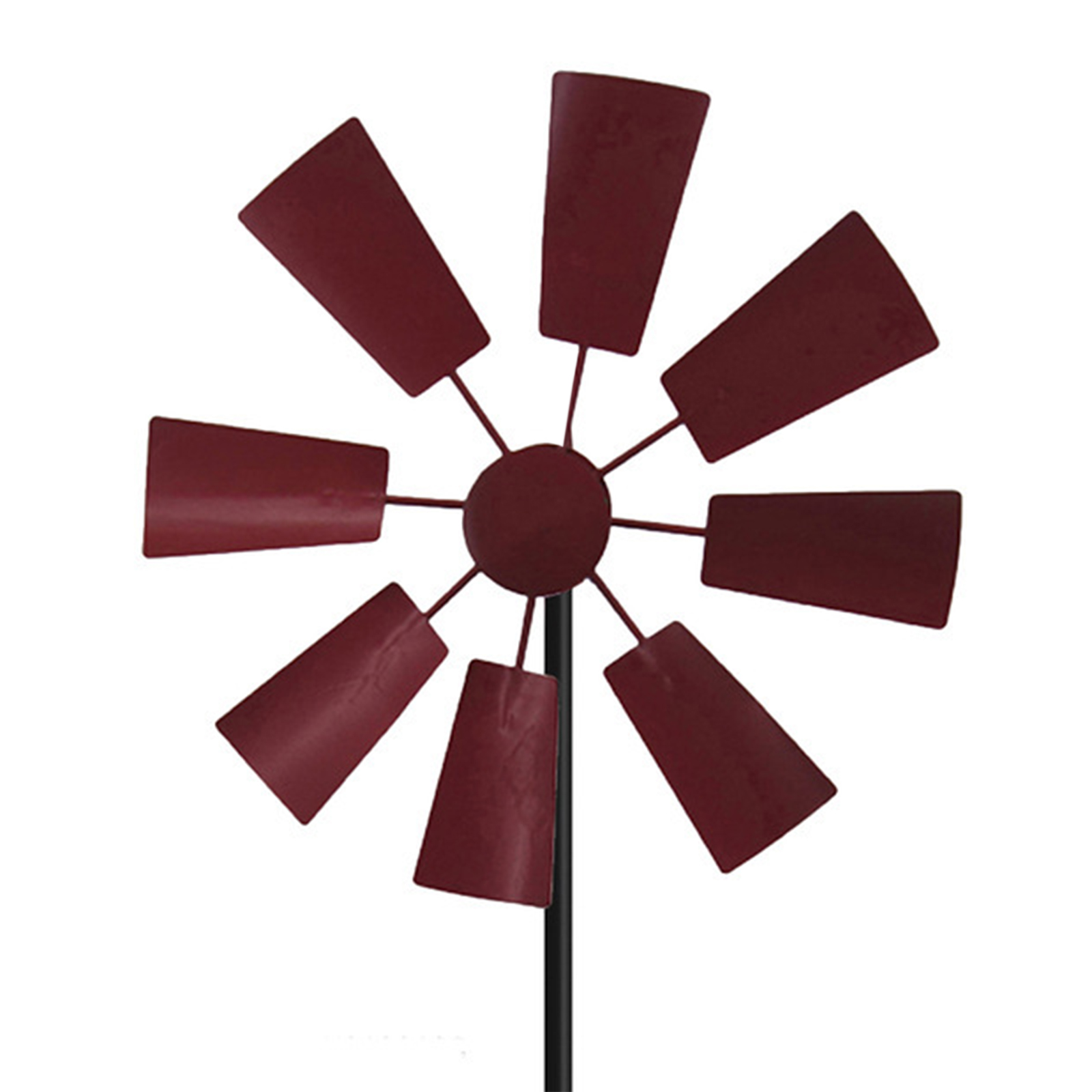 

Lawn Pinwheels, Waterproof Wind Spinner Toy, Lawn Stake Windmill (Wine Red), 501 Original