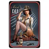 Gangster Pin Up Girl - Vintage Metal Signs(8*12Inch)-Pin-up-girls