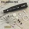 Cordless Rotary Tool Kit with 5-Speed Settings & 23 Accessories 700mAh Powerful Engraving Pen 15000RPM Max for Sanding Polishing Drilling Carving DIY Crafts