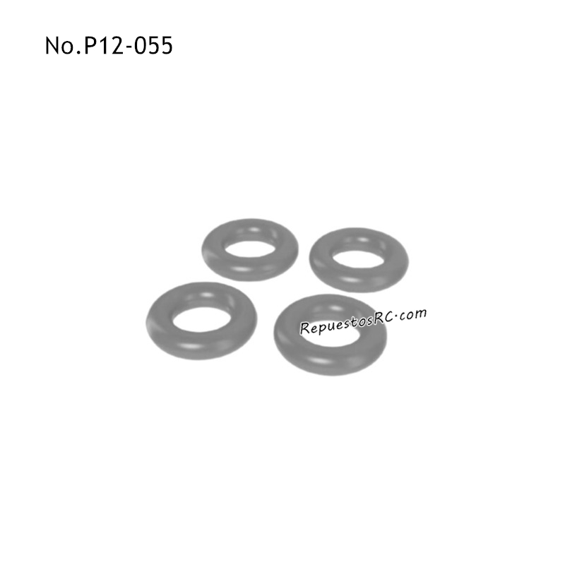 UDIRC UD1202 Piezas para coches RC 1.5x6mm Juntas Tóricas P12-055