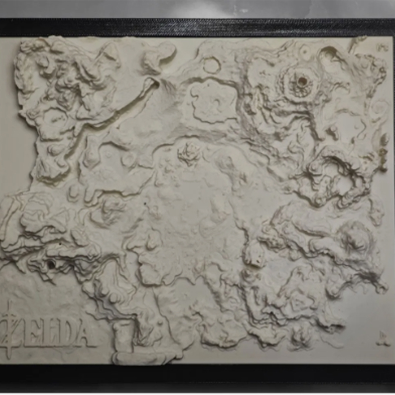 Zelda Hyrule 3D Map