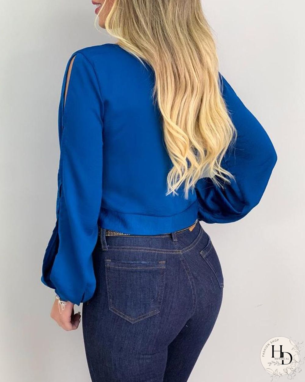 Tie Front Cut Out Top P15962