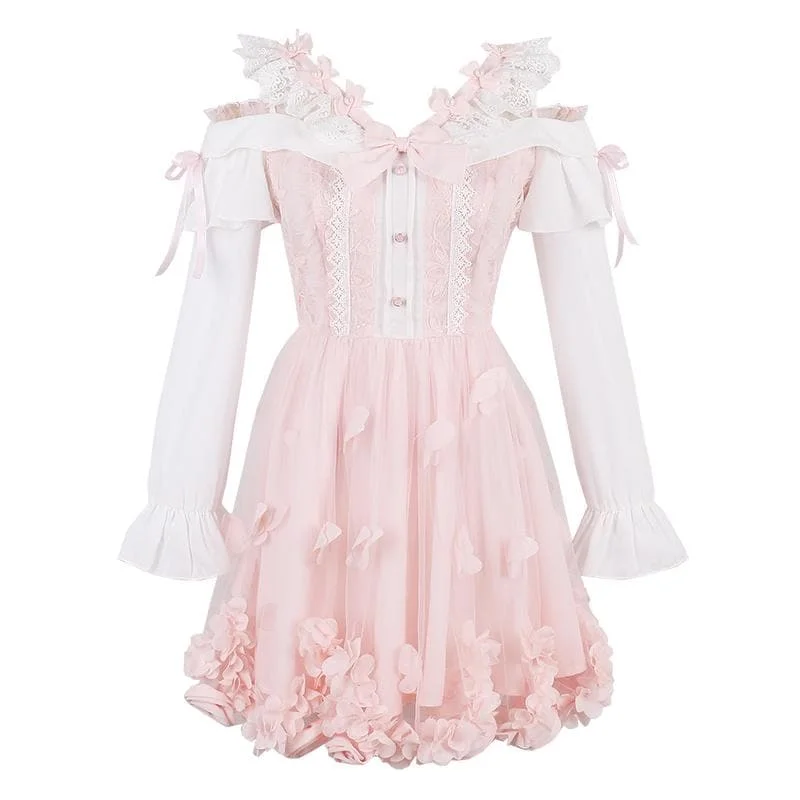 Pink Rosy Ruffle Fairy Dress SP1710545
