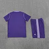 2025/2026 Real Madrid Pre-Match Training Purple Shirt+Shorts 1:1 Thai Quality