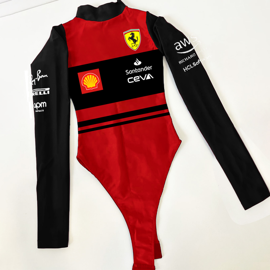 Women's Racing Hottie One-Piece Long Sleeve Top / TECHWEAR CLUB / Techwear