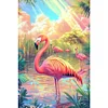 Diamond Painting-DIY Full Round Drill Flamingo(40*60CM)