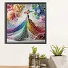 Elegante Dame - speziell geformte Diamond Painting - 30*30cm