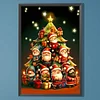 (40*60cm)Santa Claus Xmas Tree - Full Round Drill Diamond Painting