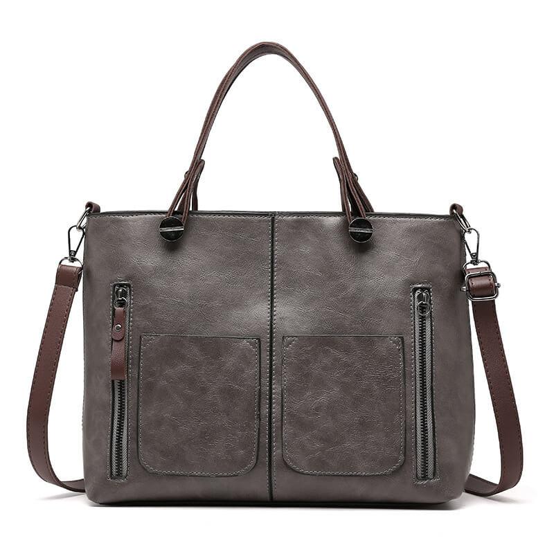 Ladies vintage leather shoulder bag