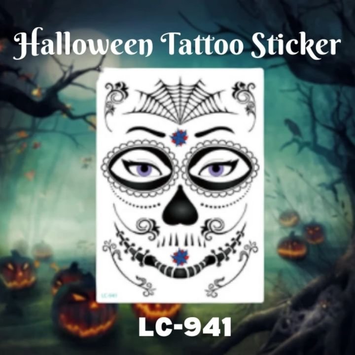 Halloween Temporary Tattoo Sticker