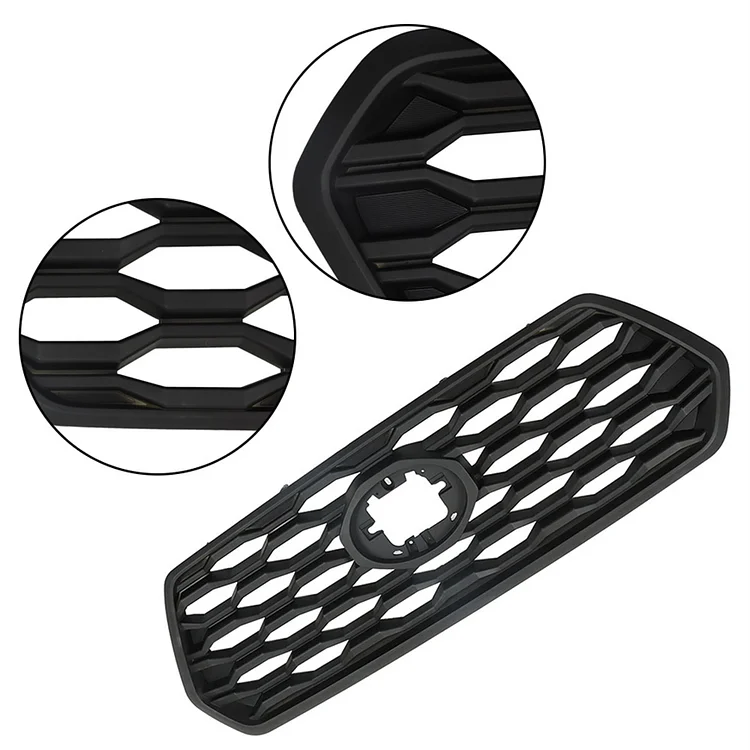 SEBLAFF Front Bumper Hood Grille Grill Black Guard Honeycomb Matte Black Replacement for 2016-2022 Tacoma
