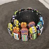 DIY Car Model Hand-Painted Color Matching Casual Belt Dopamine Car Accessories Punk Fashion Jeans