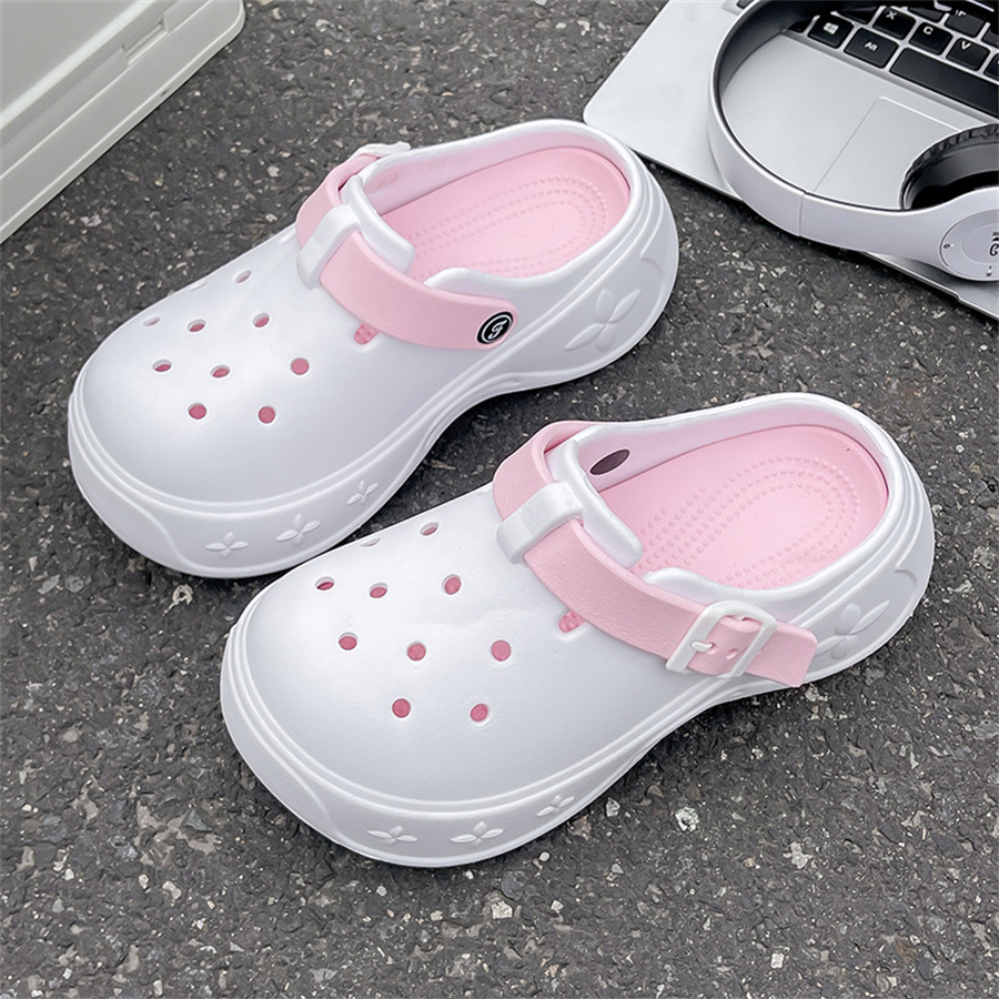Baotou slippers for women summer thick-soled beach shoes non-slip EVA slippers outdoor beach sandals