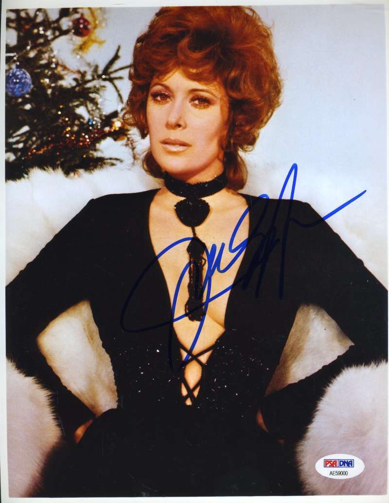 Jill St John Psa Dna Coa Hand Signed James Bond 8x10 Photo Poster painting Autographed