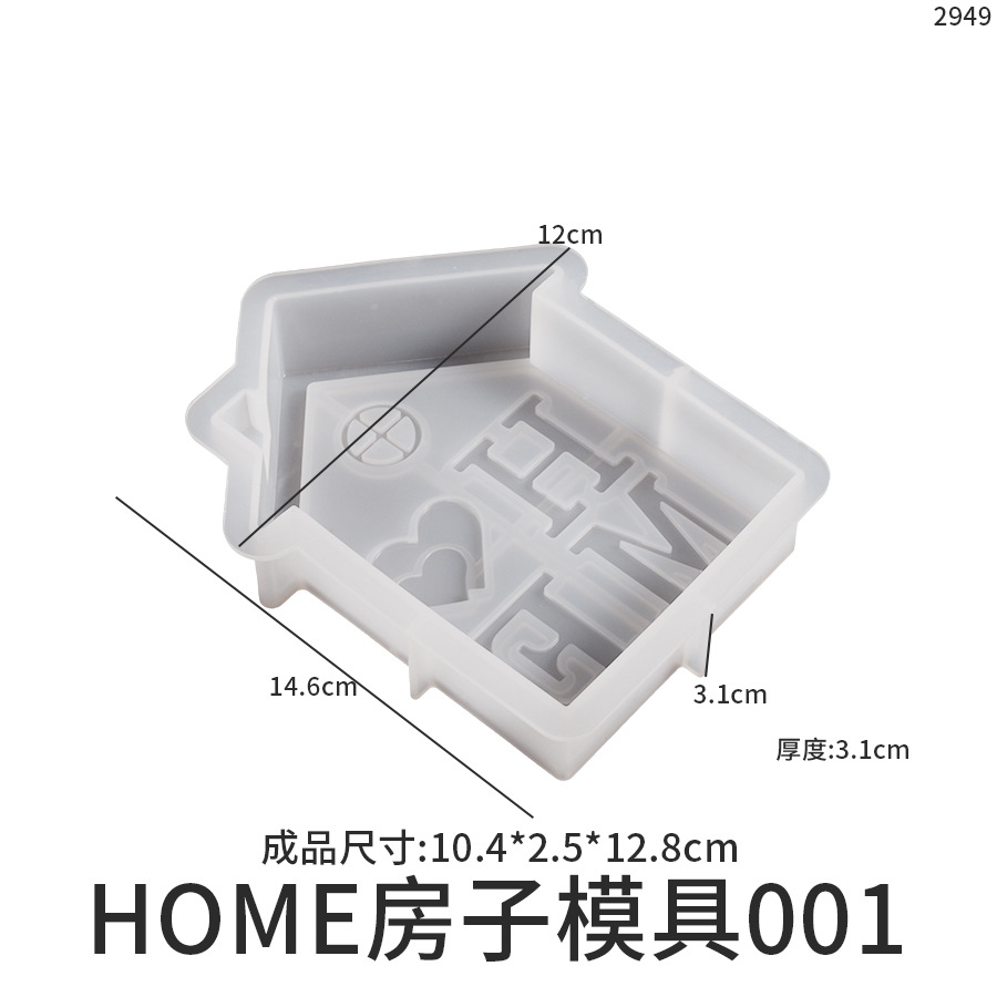 HOME Silicone Candle Mold DIY Handmade Creative Flower Aromatherapy Plaster Resin Soap Making Supplies Kit Home Gifts