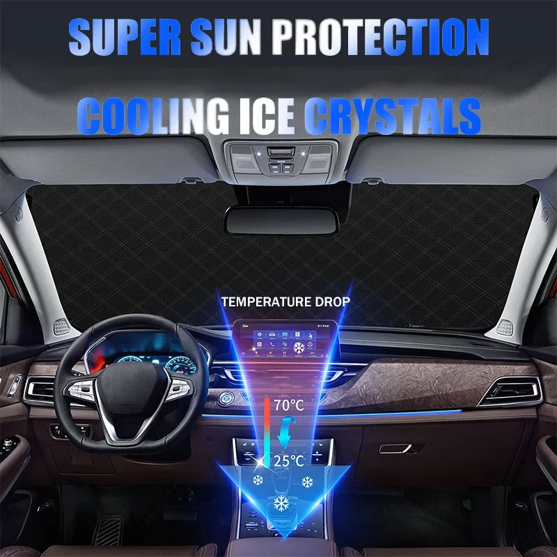 Car heat insulation sunshade for all seasons