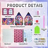 DIY Diamond Painting Special Shape Desktop Cabin Calendar Organizer Box Kit(Unicorn)