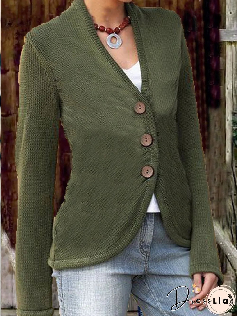 Women Casual Winter V neck Heavyweight Micro-Elasticity Long sleeve Tight Wool/Knitting Sweater coat