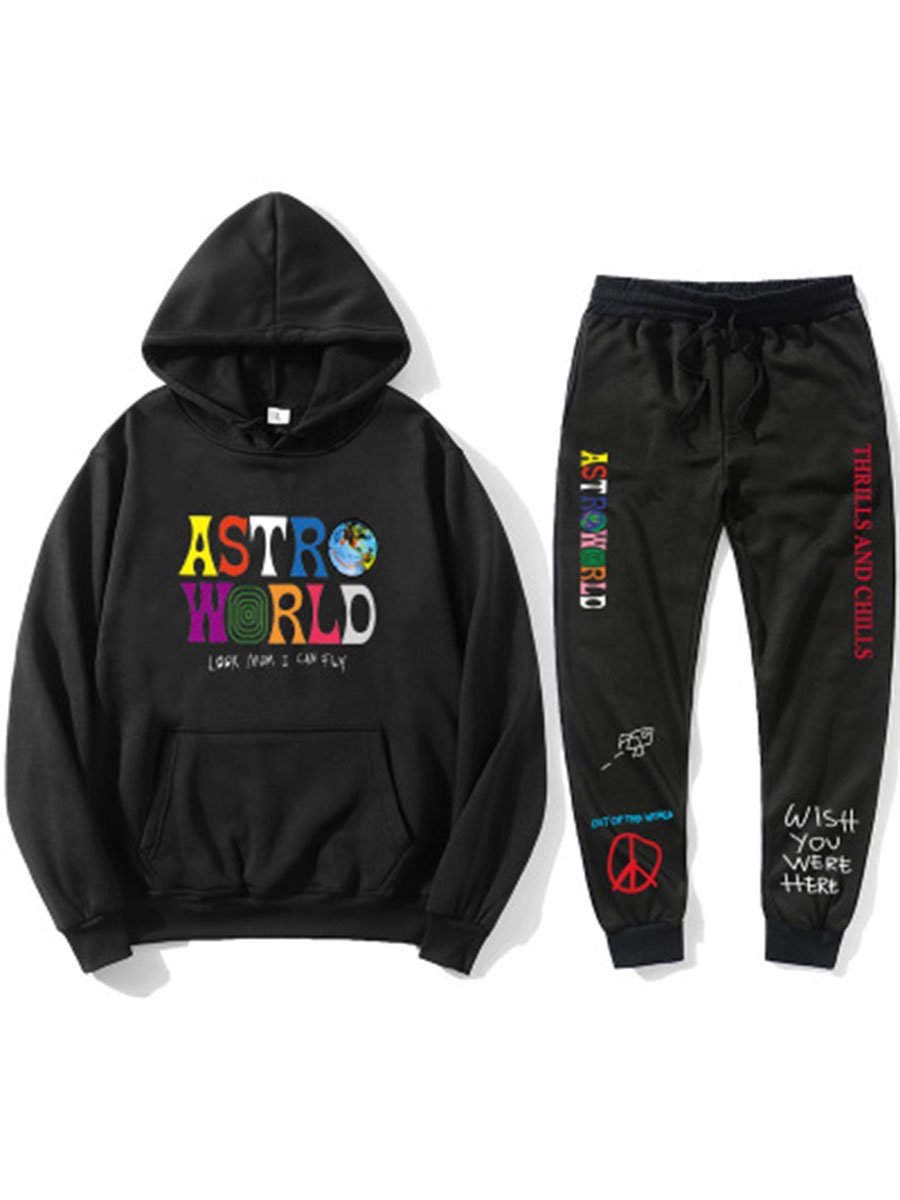 Travis Scotts Astroworld Unisex Hoodie Long Sleeve Casual Pullover