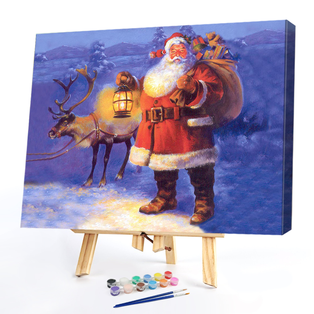 

50*40CM - Paint By Numbers - Santa Claus, 501 Original