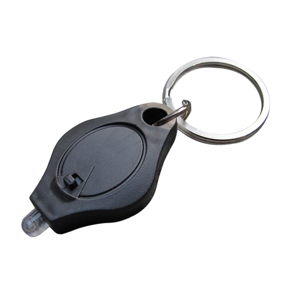 

Mini Keychain Light LED Flashlight Emergency EDC Key Ring Torch, Black, 501 Original