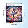 Diamond Painting-DIY Crystal Rhinestone Butterfly Dance Girl(Box Packaging)
