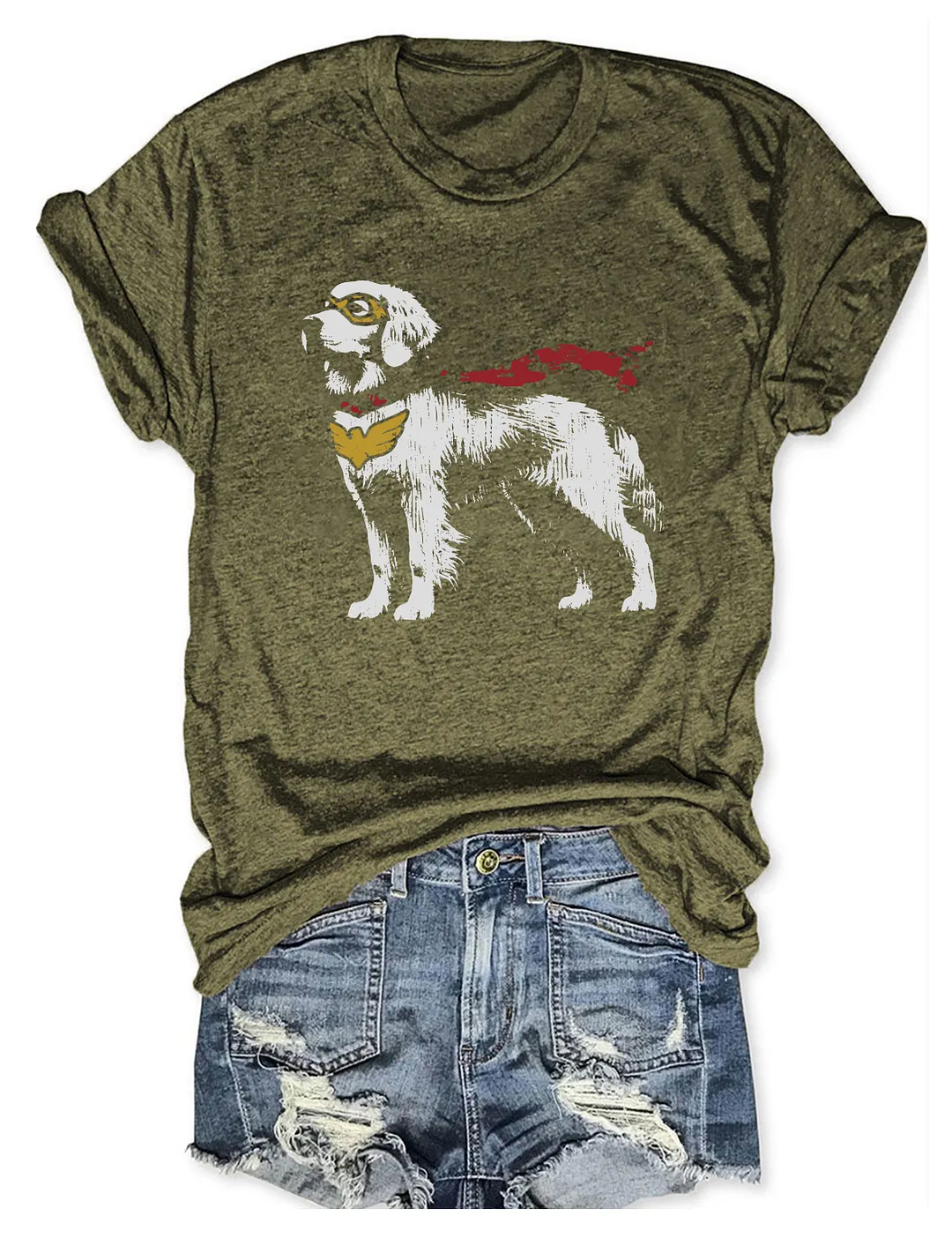 Golden Retriever Superhero T-shirt