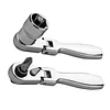 2 In 1 Flexible Head Wrench Steel Industrial Grade Ratcheting Wrench Polish Flexible Head Combination Wrench