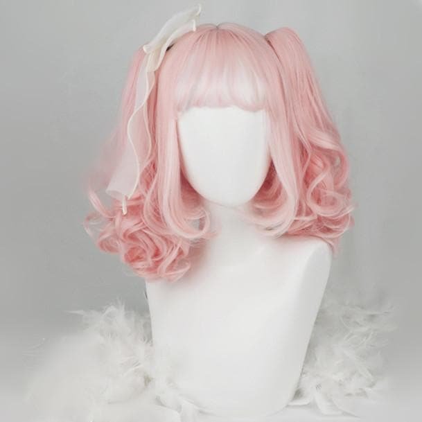 Pink Harajuku Double Ponytails Wig SP1811726