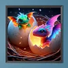 (40*40cm)Easter Egg Dragon - Full Round Drill Diamond Painting