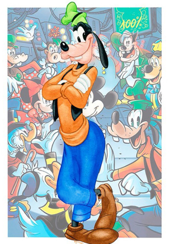 Cartoon Disney  Mickey 11CT Stamped Cross Stitch 40*56CM