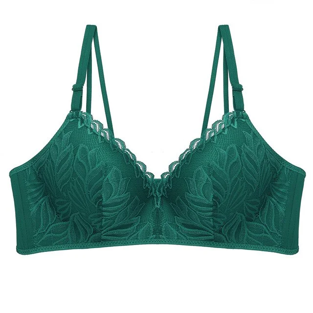 Lace Bra for Women Bralette Push Up Bra Female Lingerie Sexy Brassiere Adjustable Strap Ultra Thin Women's Floral Wire free Bras