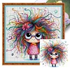 (Multi-Style) Quirky Girl-11CT Stamped Cross Stitch 40*40cm/15.75*15.75in