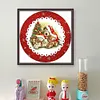 Christmas Tree Bear-18CT Stamped Cross Stitch 20*20cm tapestrymarket