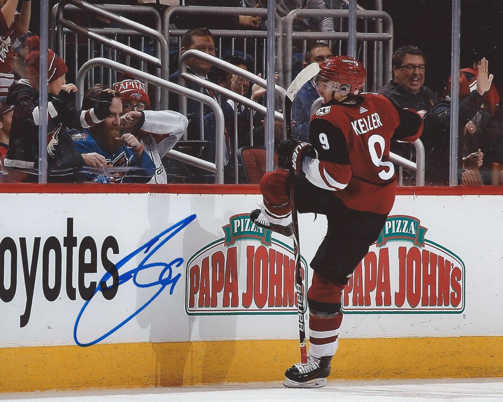 Clayton Keller Signed 8x10 Photo Poster painting Arizona Coyotes Autographed COA E