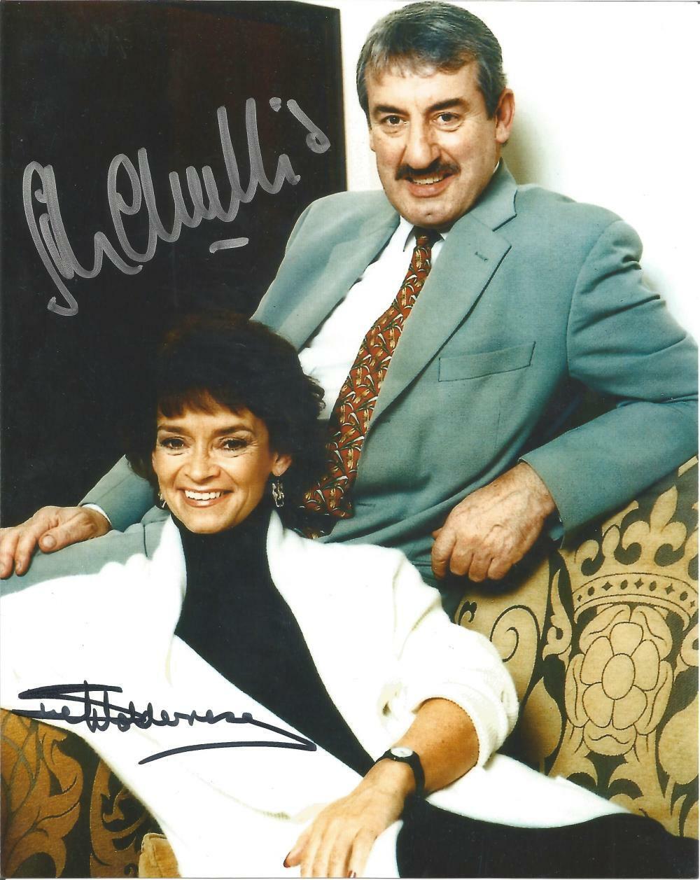 JOHN CHALLIS & SUE HOLDERNESS Signed Photo Poster paintinggraph - ONLY FOOLS & HORSES - preprint