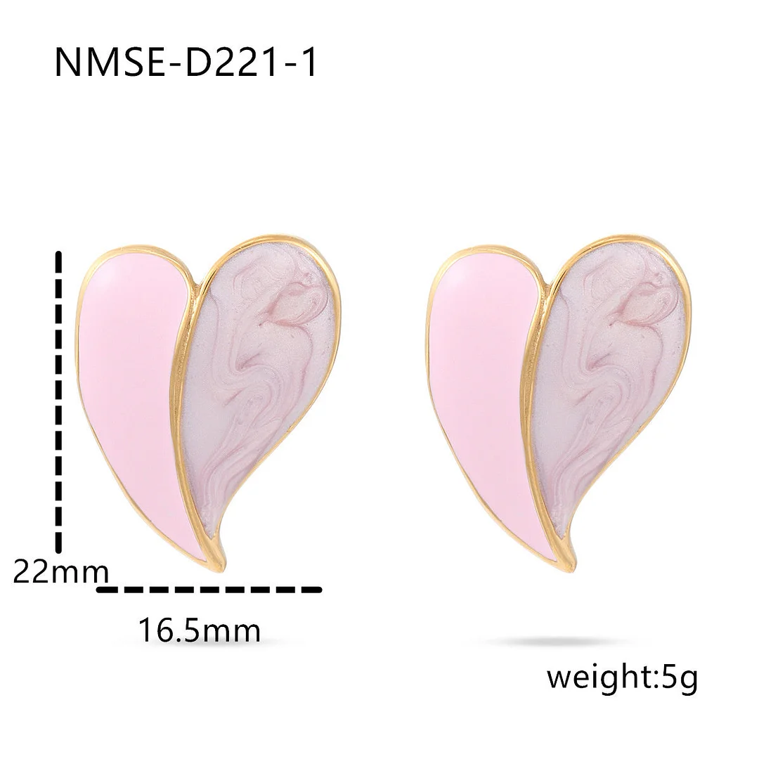 Love Sweet Titanium Steel Earrings