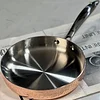 Copper Hammered 316 Stainless Steel Large Capacity Nonstick Pan--with Triple Coated Ultra Nonstick Surface for Even Heating, Oven, Stovetop & Dishwasher Safe
