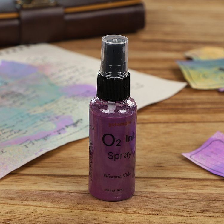 Journalsay 12 Colors Color Pearlescent Old Oxidation Spray lnk DIY Creative Journal Pigment Inkjet Drawing Tools