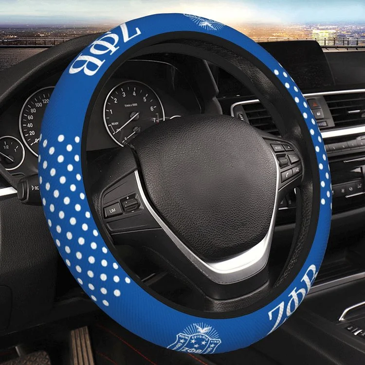 Double-layer thickened steering wheel cover