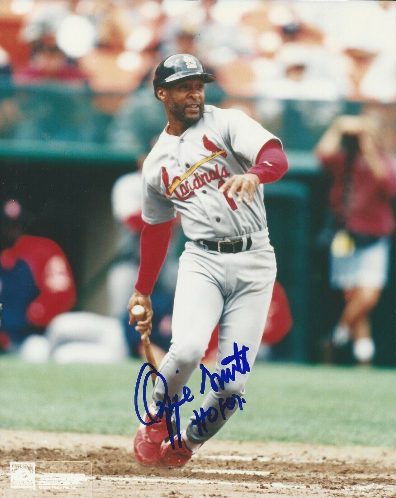 Ozzie Smith Autographed Signed 8x10 Photo Poster painting ( HOF Cardinals ) REPRINT